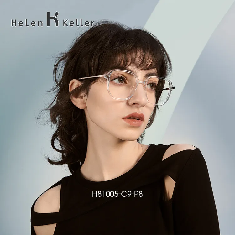 海伦凯勒大框女大脸显瘦素颜镜网红近视镜潮流平光防蓝光H81005