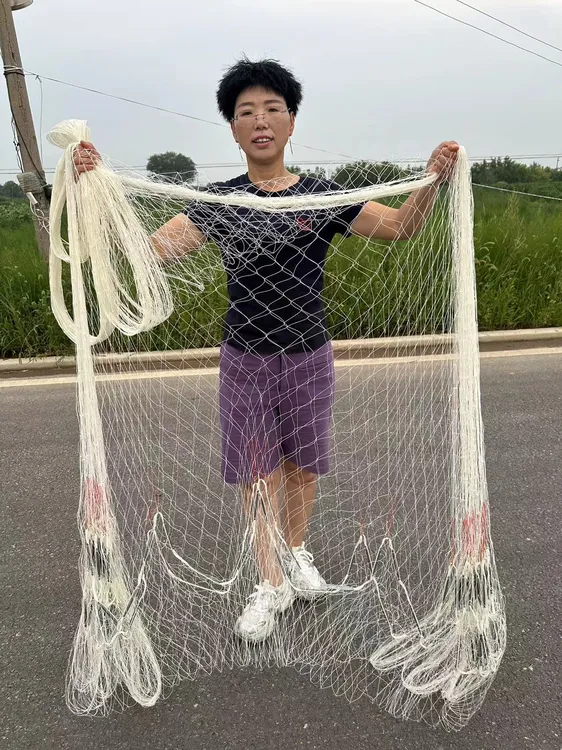 特价款8编5指4米，6米直径重8斤多，铅坠子纯手工双扣一开到顶