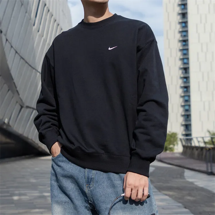 NIKE/耐克男装 新款运动服跑步卫衣舒适休闲圆领套头衫