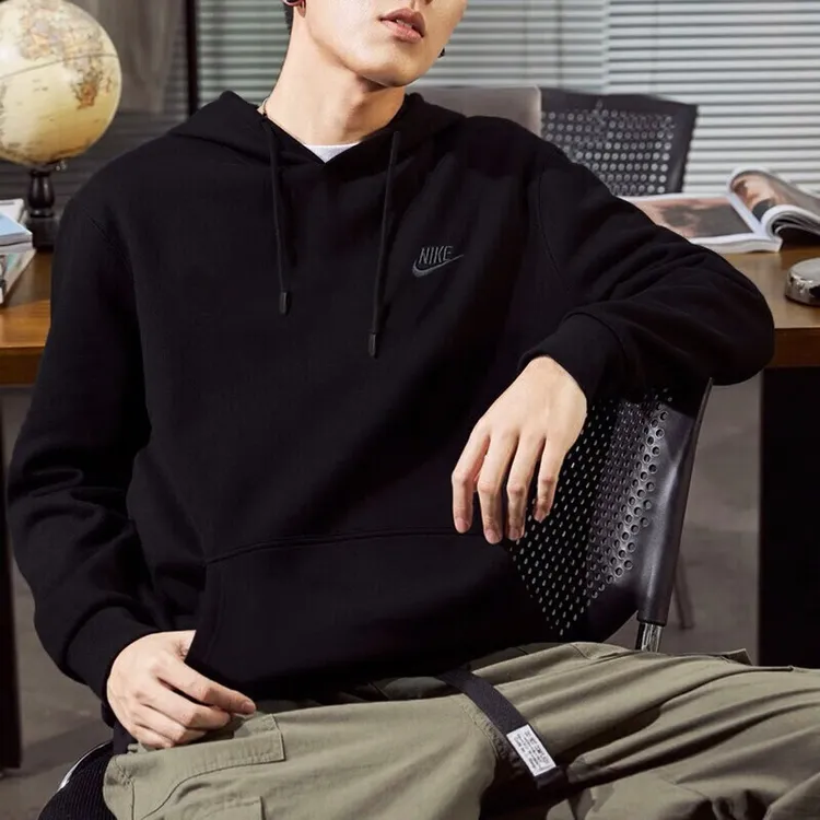 NIKE/耐克长袖男春夏季新款运动服饰圆领全棉打底卫衣 套头衫