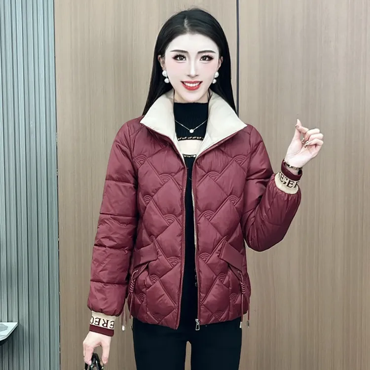 【有运费险】时尚妈妈装棉服女外套2025冬季新款显瘦短款小个子棉衣