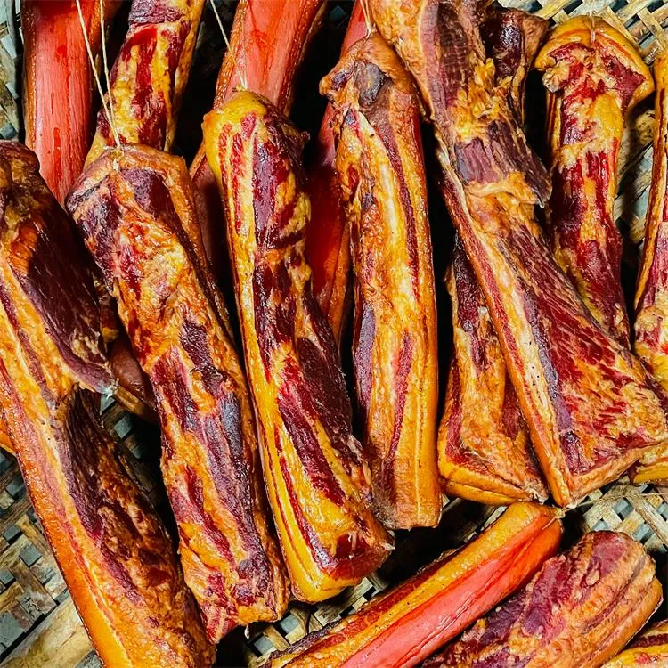 叨叨姐【烟熏后腿/五花腊肉】500g柴火烟熏腌腊肉四川味农家土特产