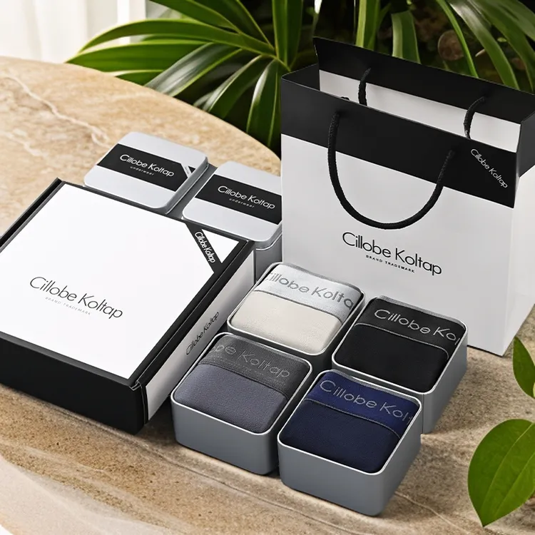 CillobeKoltap男士大码时尚内裤男款棉平角透气秋冬高端短裤01