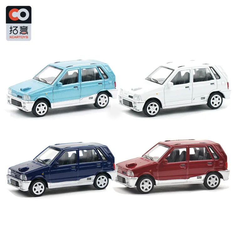 拓意新品铃木奥拓快乐王子轿车1/64合金车模仿真汽车模型玩具摆件