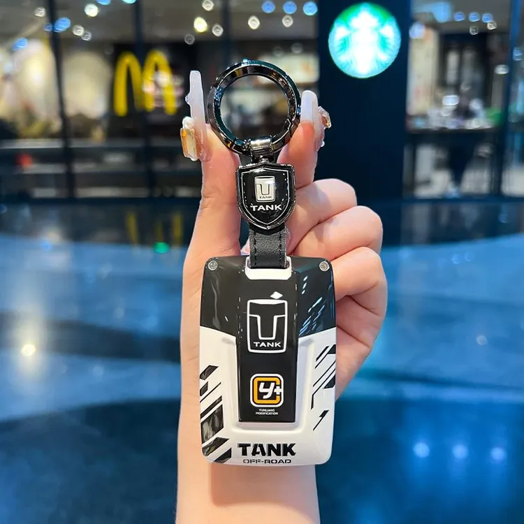 适用坦克300钥匙套24款三百400hi4t赛博坦克500/700包扣女男赛道