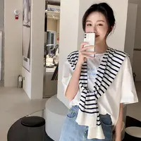 Love is long【粉丝专享】【绵羊毛时尚针织披肩】条纹春夏季护肩颈