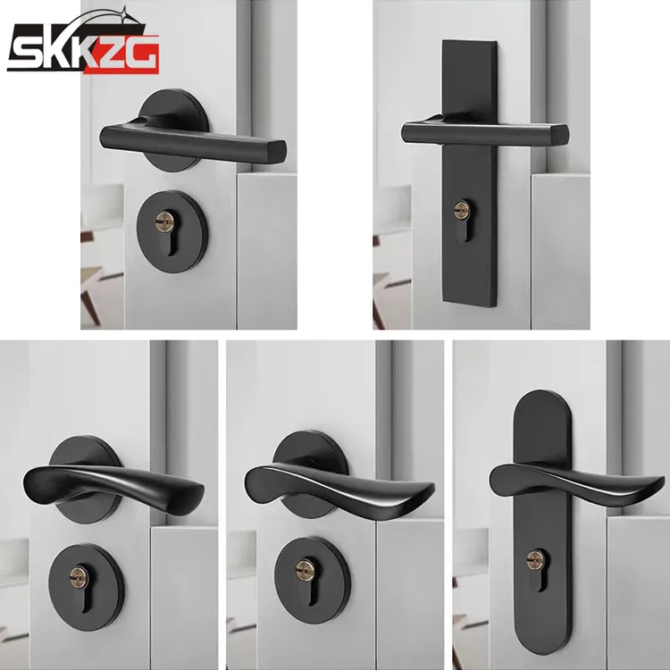 SKKZG室内家用静音锁磁吸门锁房间门锁卧室锁具门锁家用房门锁具