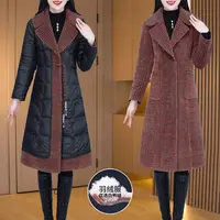 【双面穿】23281优雅新款气质时尚大气减龄收腰显瘦羽绒服M-4XL-LIS