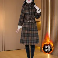 【外套】23572时尚气质韩版外套精致大衣减龄洋气毛呢外套M-4XL-LIS