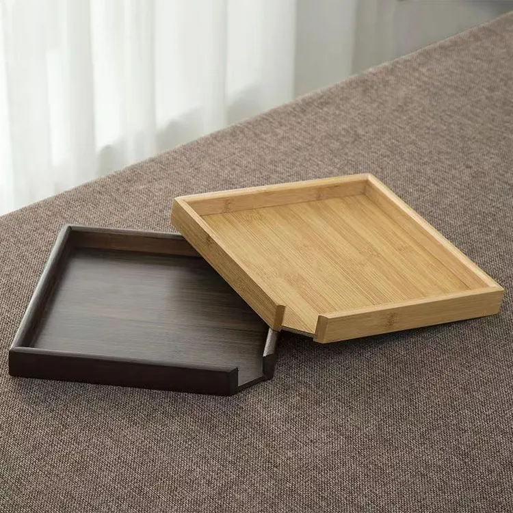 竹制茶盒审评盒实竹赏茶盘茶叶茶饼托盘开茶器茶刀针撬茶盘普洱分