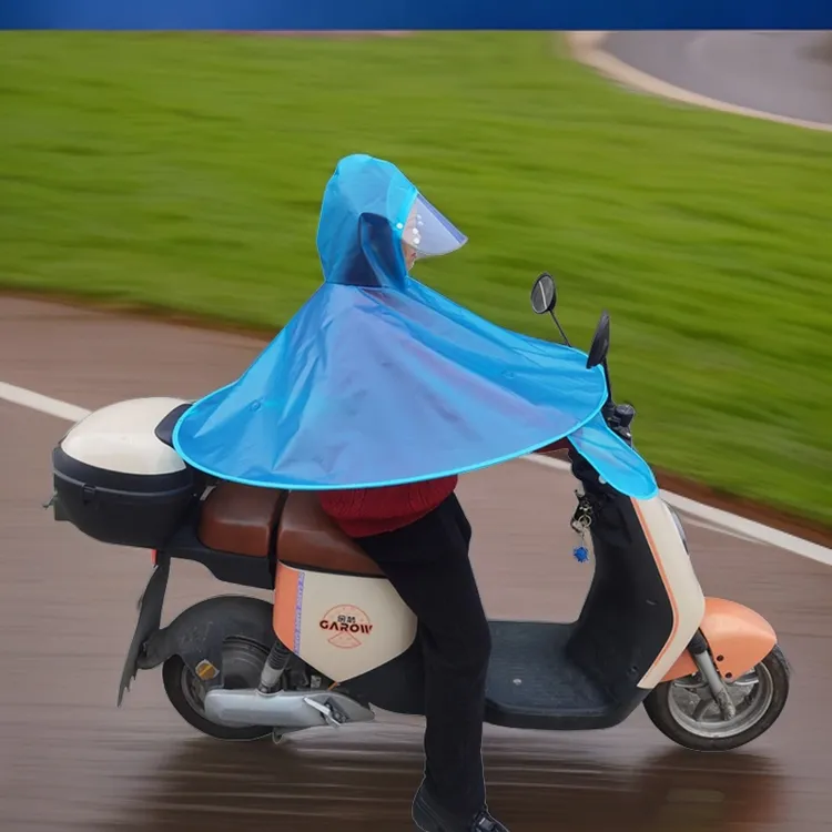 盟娴雨衣电动车专用单人户外骑行电瓶车雨披时尚新款雨鞋儿童