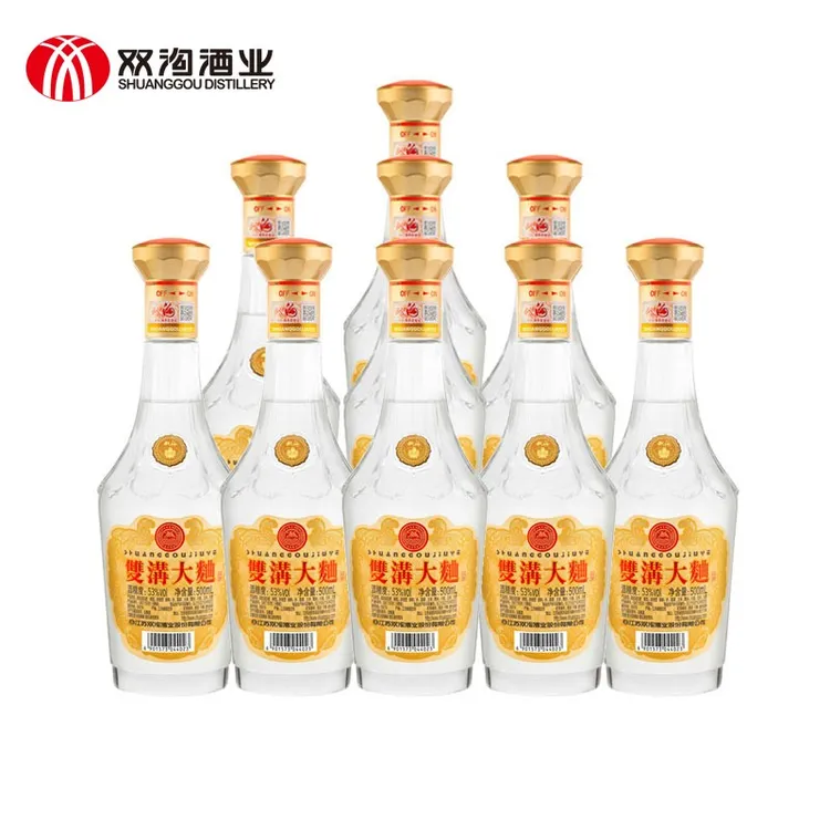 双沟大曲光瓶浓香型纯粮白酒口粮酒送礼拆箱9瓶