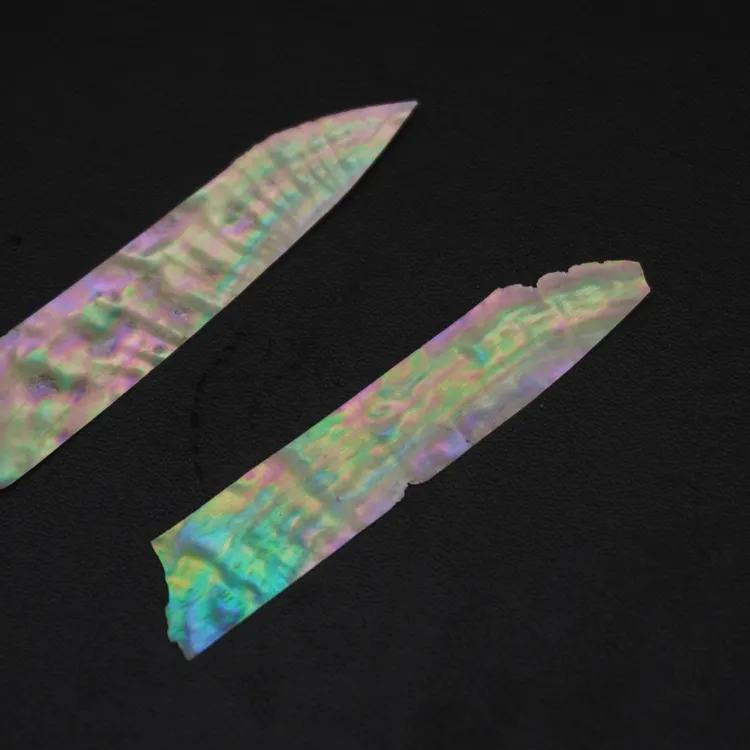 幻彩原色鲍鱼贝壳薄片木作大漆乐器饰面螺钿镶嵌饰品美甲装饰材料