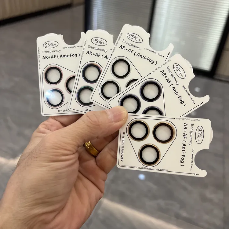 苹果16镜头膜适用iPhone15proMax定位AR高清秒贴镜头圈镜头保护膜