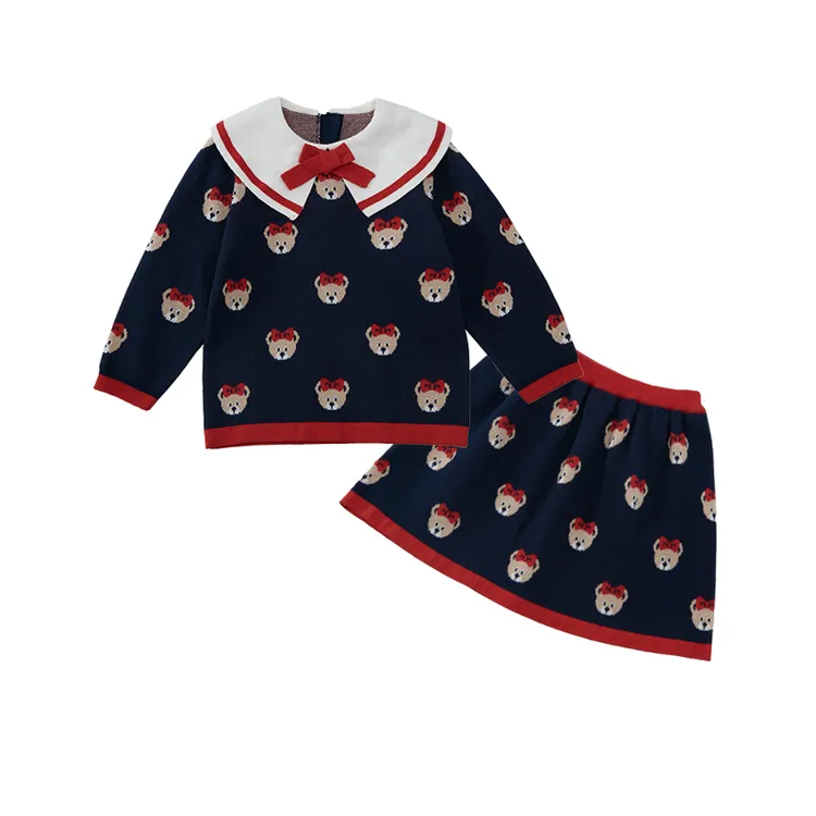 【达人专属】PawinPaw卡通小熊童装2024年春款女针织衫裙PCCZE1181E