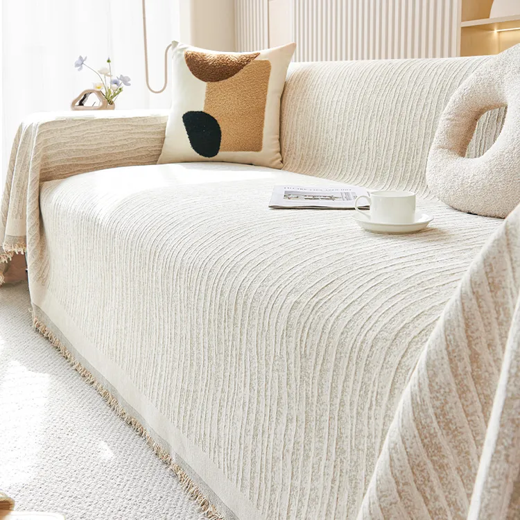 雪尼尔沙发盖布网红高颜值沙发巾全盖布网红沙发垫百搭全盖防滑