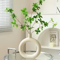花瓶陶瓷ins风网红爆款仿真花绿植马醉木客厅摆件装饰品插花高档
