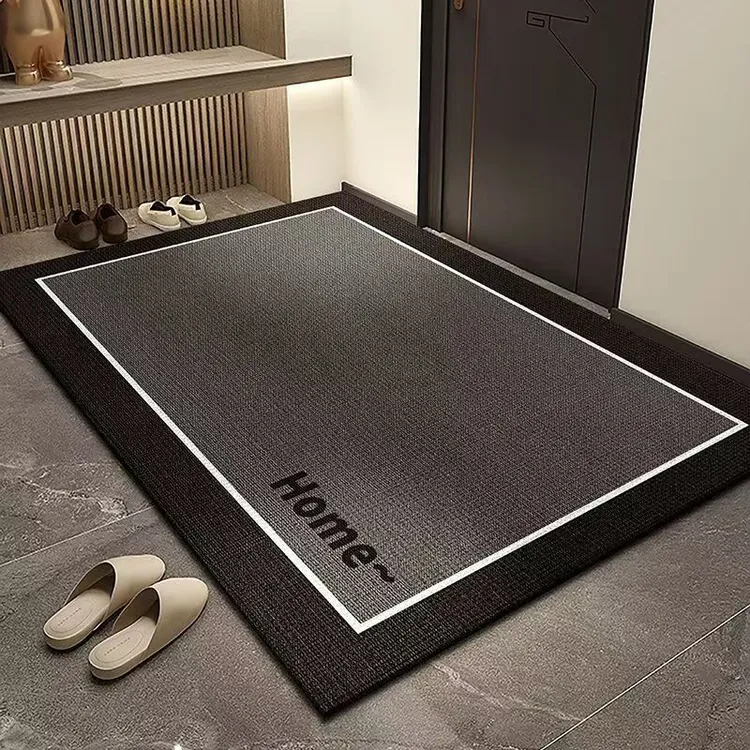 高端简约进门地垫耐脏除尘入户门垫高档加厚玄关脚垫防滑门口垫子