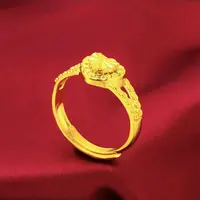 铜合金戒指 精品时尚【爱心活口戒指】简单大方女款戒指