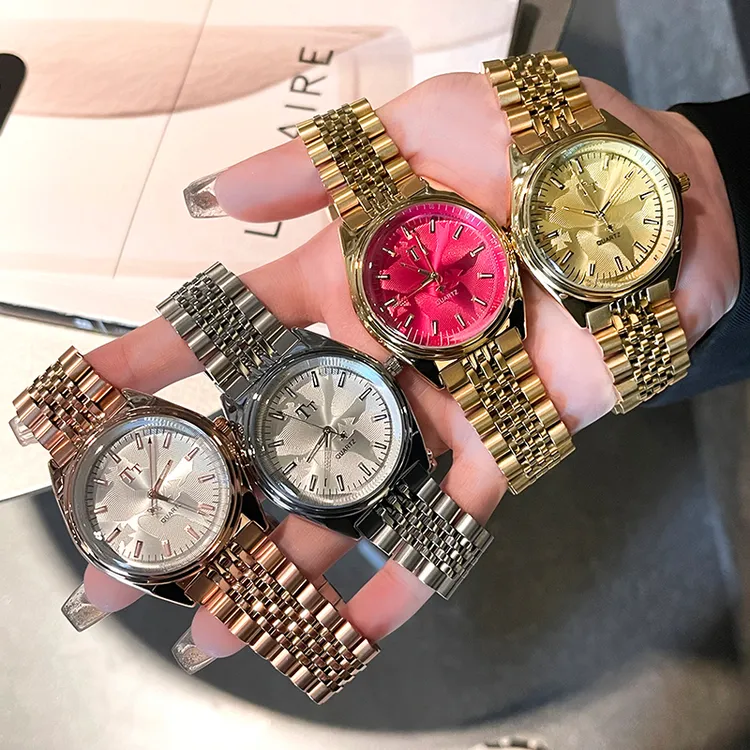 新款上市时尚气质简约防水情侣表潮流对表手表女士男士女款腕表