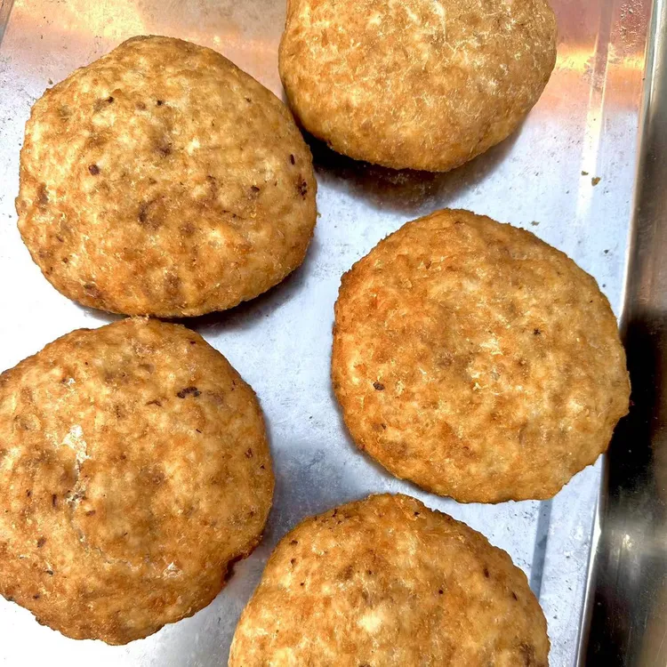 苏北大席菜酥鸡饼好吃正宗猪肉制作一块真空装包邮500g