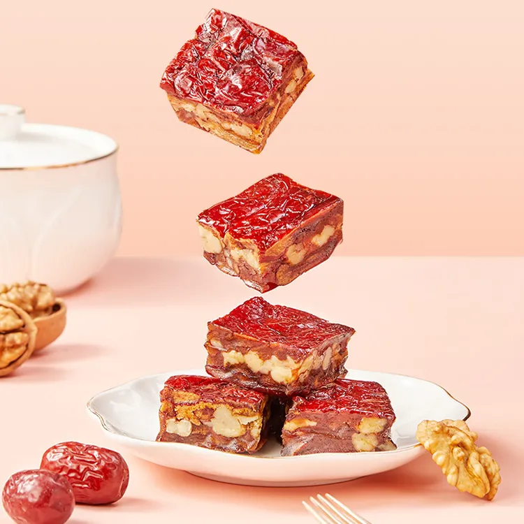 【好想你】168g红枣夹核桃（原味）/158g灰枣枣仁派（黑芝麻味）MISSYOU