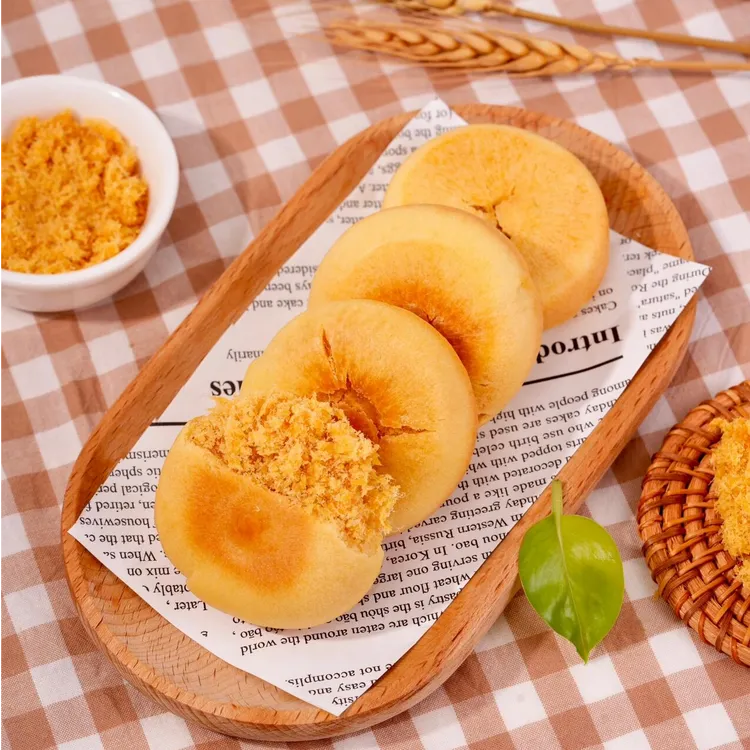 传统肉松饼酥松点心糕点营养早餐代餐咸香下午茶休闲充饥小吃零食