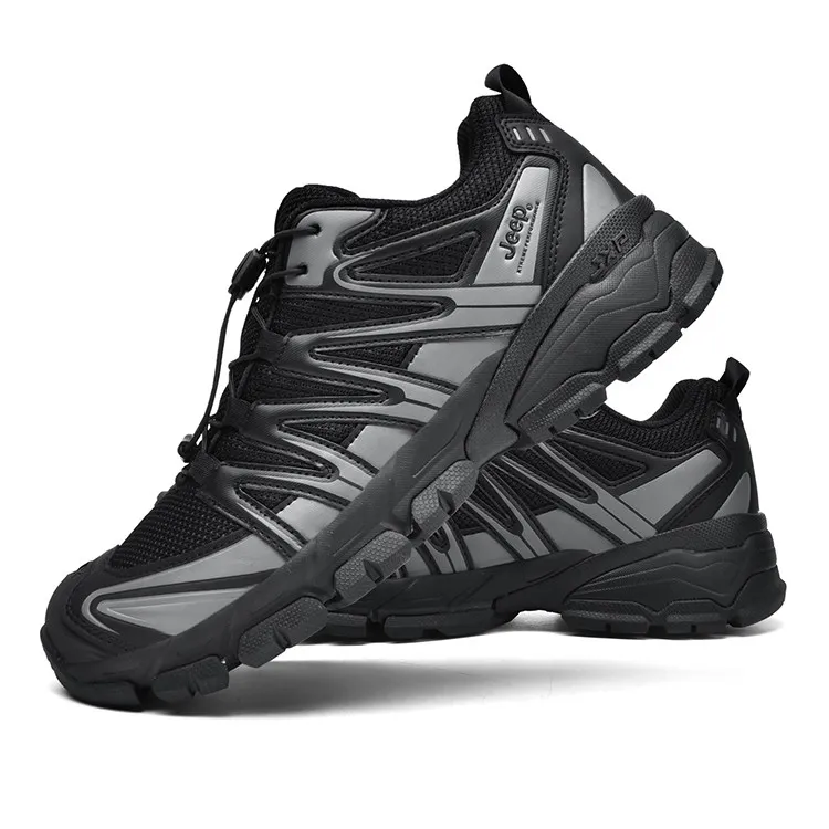 jeep户外运动徒步鞋秋季新款男士户外鞋网面低帮机能徒步登山运动