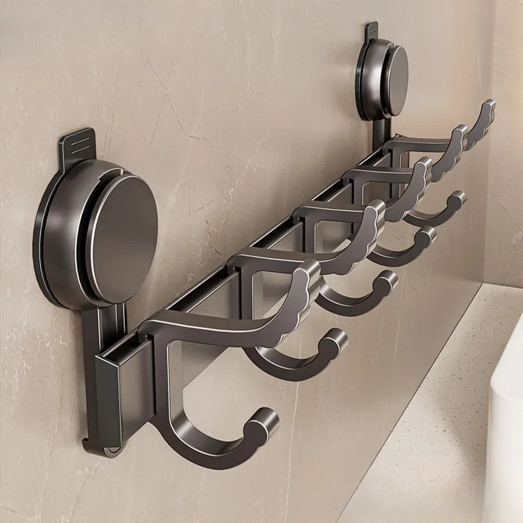 陶市吸盘挂钩壁挂置物架厨房浴室免打孔宿舍门后粘钩挂衣架卫生间