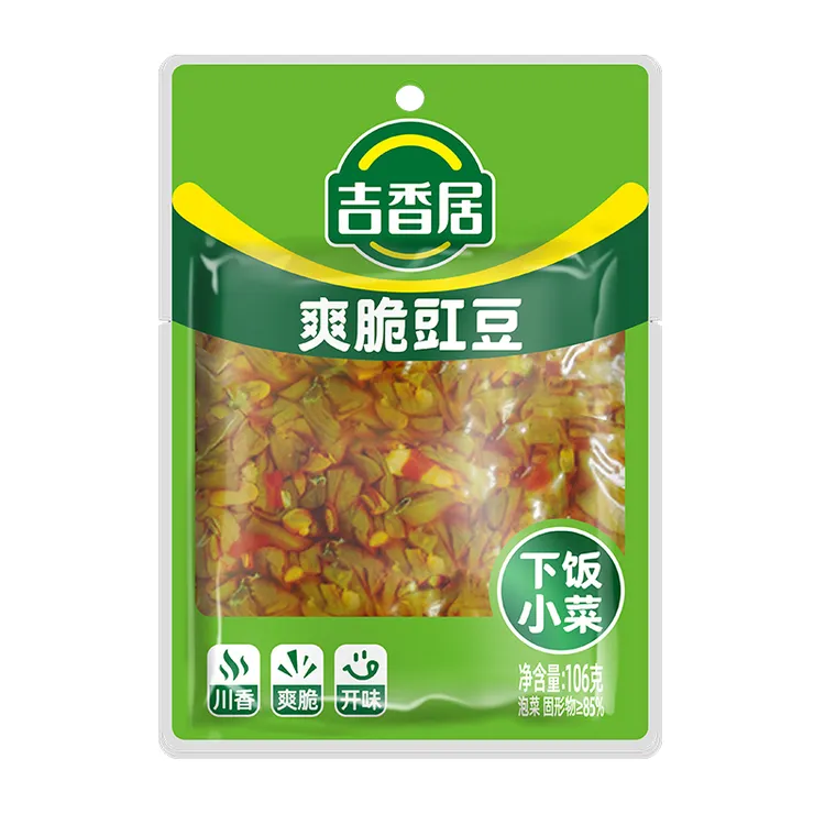 吉香居爽脆豇豆106g袋装酸豆角四川风味榨菜眉山泡菜开味下饭小菜