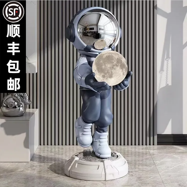 宇航员太空人大型落地大摆件客厅电视柜沙发装饰品新房子乔迁礼物