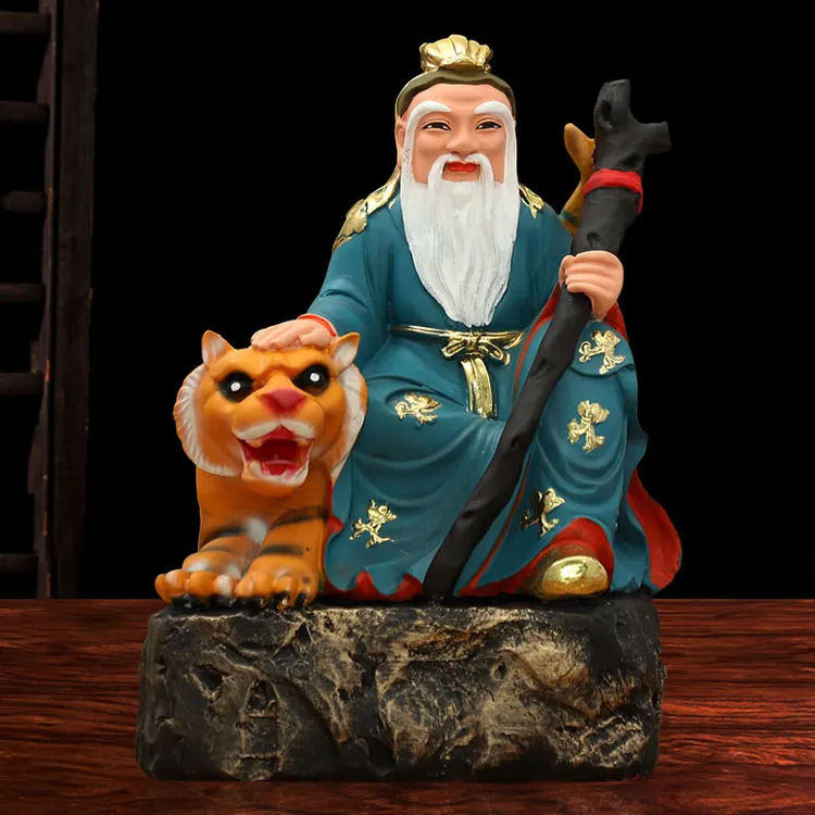 山神像树脂佛像山神神像家用客厅桌面摆件山神爷