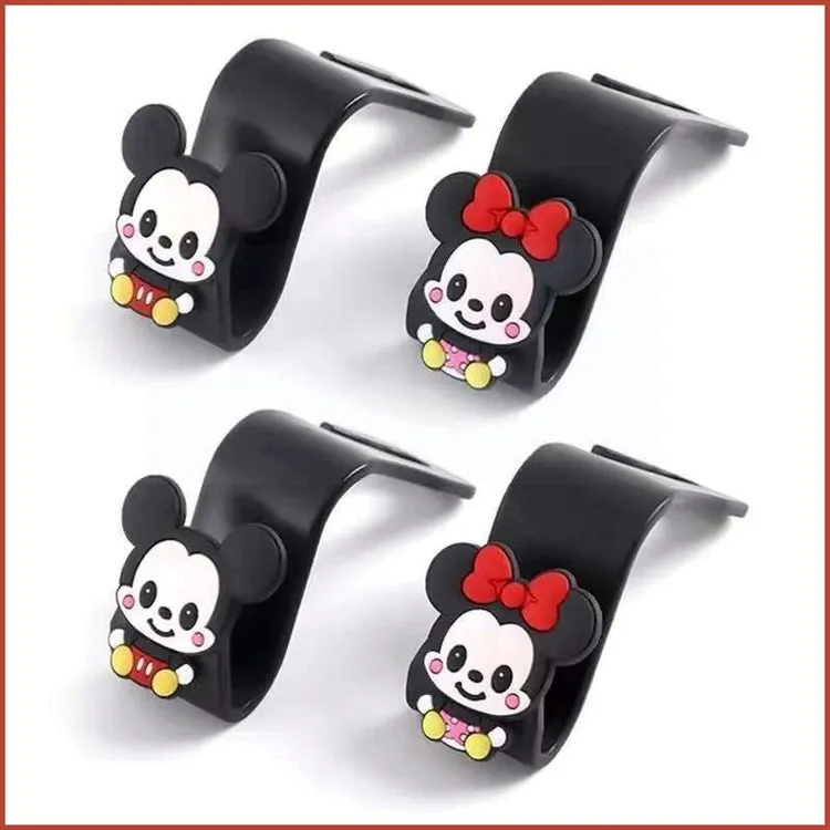 汽车座椅挂钩内饰汽车用品大全车内车用座位靠背车载收納可爱卡通