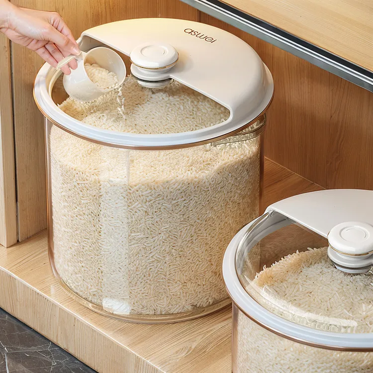 米桶家用五谷杂粮面粉多功能密封桶防虫防潮大米缸厨房储米箱带盖