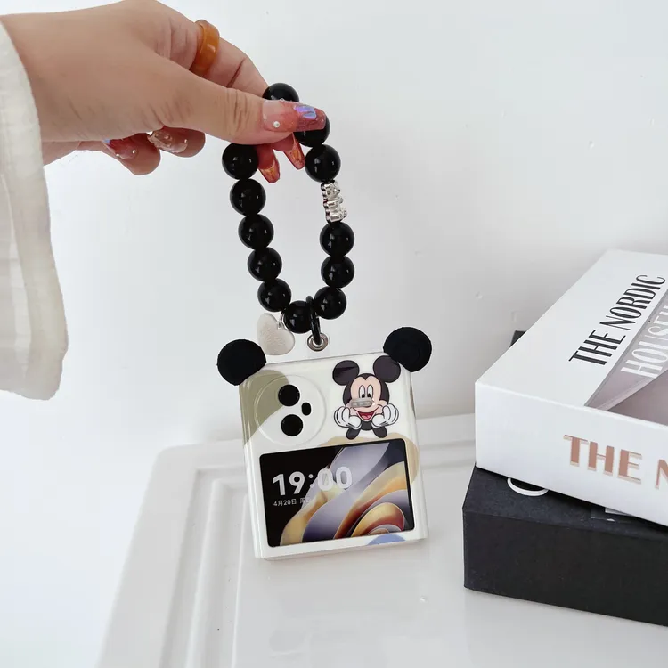 可爱卡通米奇米妮适用于vivoxflip手机壳折叠屏创意少女