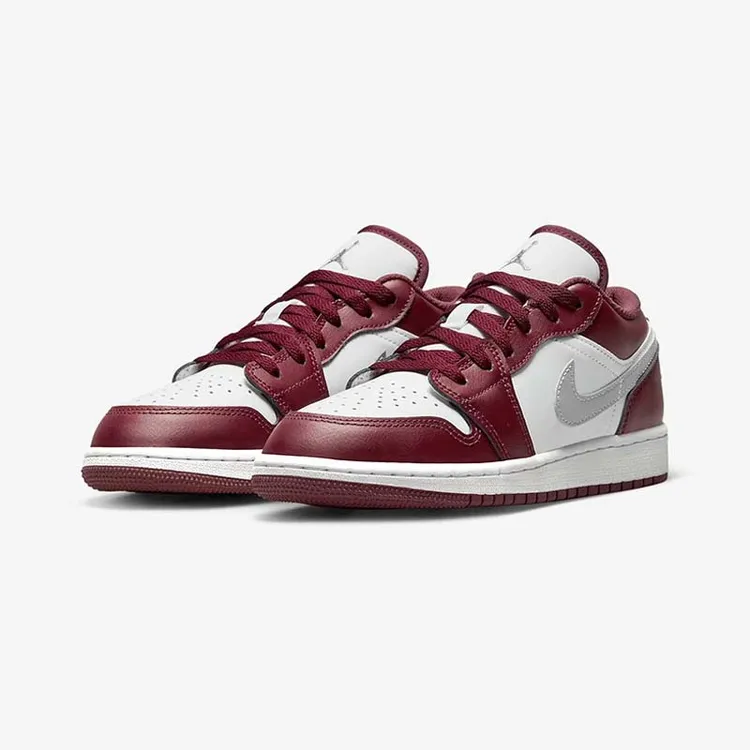 Air Jordan 1 LowAJ1低帮波尔多酒红男女鞋运动篮球鞋553560-615
