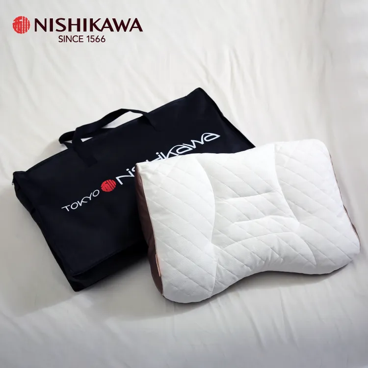 NiSHiKaWa/西川日本四分区保健护颈可调节软管枕芯水洗机洗枕头b