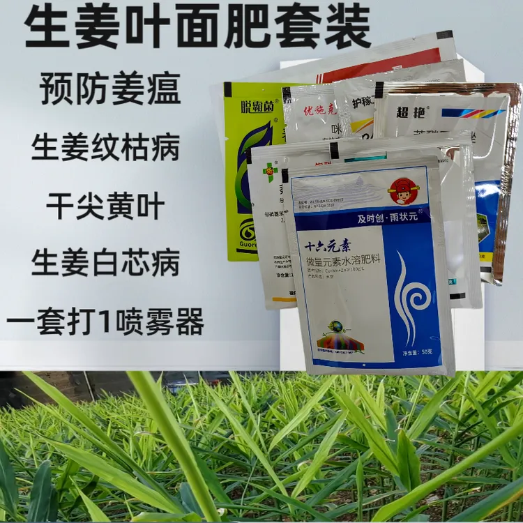 生姜微量元素套装 生姜抽白芯 纹枯 预防姜瘟  干尖黄叶 