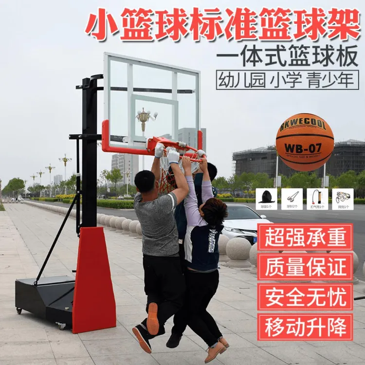 新款篮球架成人户外移动升降青少年儿童室内比赛训练标准篮框球投
