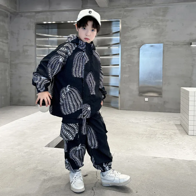 儿童装男童套装秋装2025新款休闲男孩秋季帅气衣服中大童春秋款潮