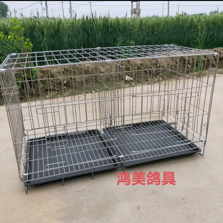 鸽子配对笼镀锌铁丝可折叠设计