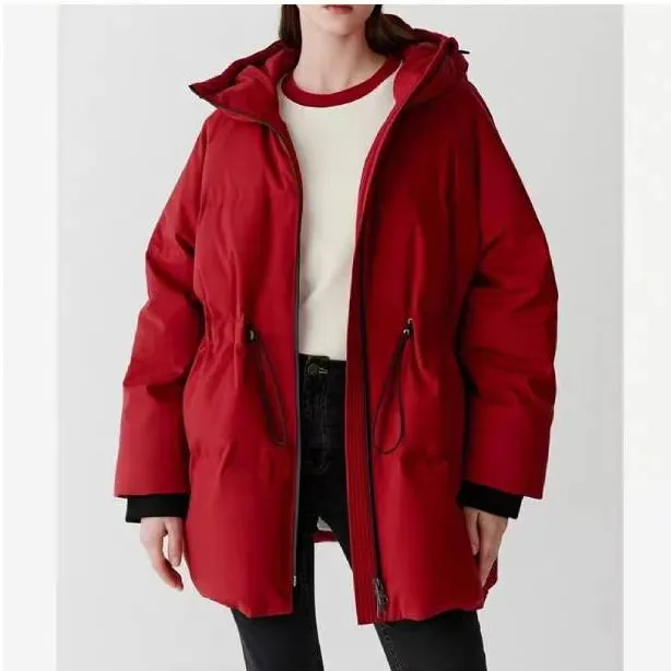 丝毛系列！90白鹅绒羊毛收腰冬季洋气时尚韩版保暖外套女羽绒服