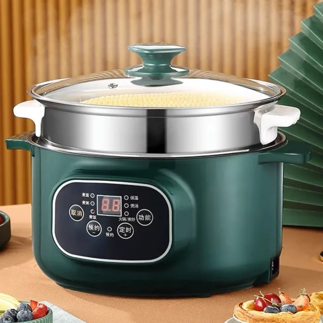 电蒸锅多功能家用三层大容量多层蒸包子馒头神器蒸煮炖煮面一体锅