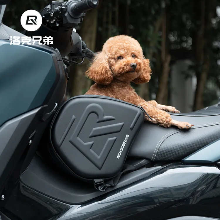 洛克兄弟踏板摩托车油箱包三角包硬壳前置马鞍包骑士骑行储物装备