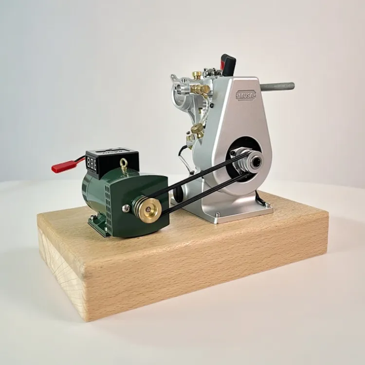 迷你强制风冷引擎模型玩具发电机降压模型可启动摆件玩具