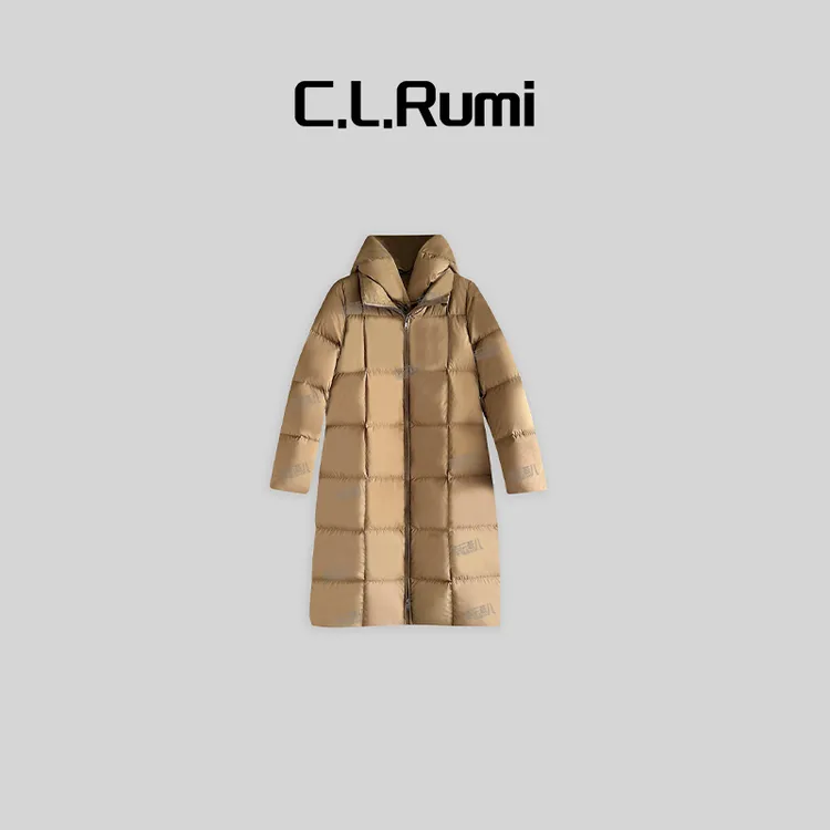 【燕子福利】“面包鹅plus”加厚冬季可拆卸帽中长款鹅绒羽绒服6023wt