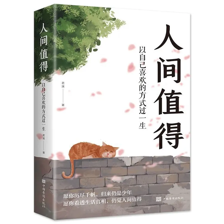 【人间值得】以自己喜欢的方式过一生人生正能量成长心灵疗愈书籍