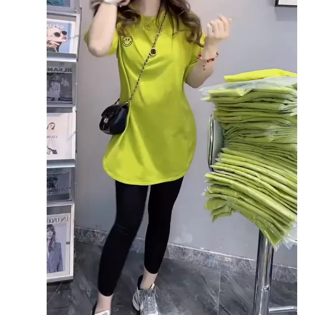 2024夏季新款时尚女装网红气质休闲百搭中长款漂亮上衣女潮