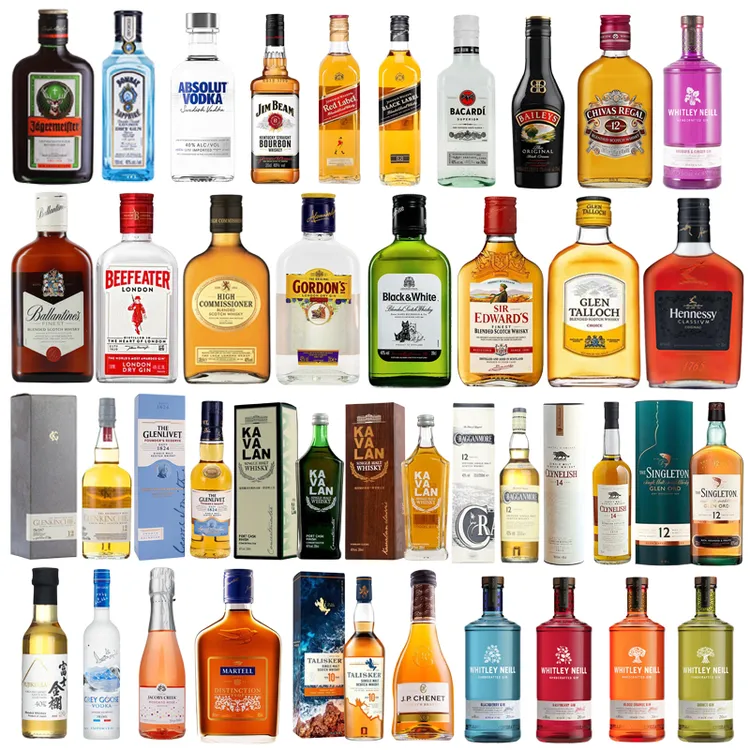 野格 洋酒 威士忌 伏特加 金酒小瓶酒版便利店调酒鸡尾酒原装进口