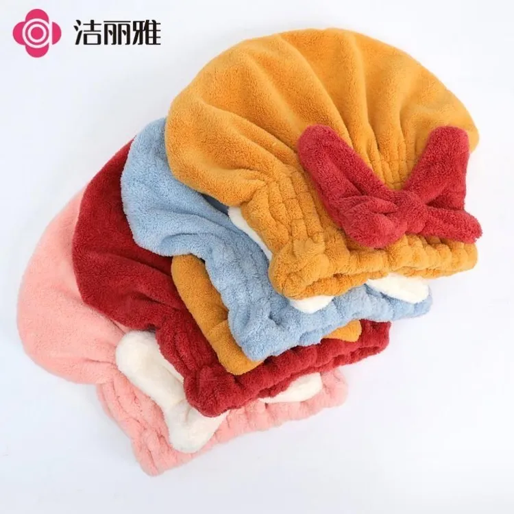 洁丽雅干发帽女款超强吸水速干包头巾干发巾家用洗澡洗头毛巾浴帽